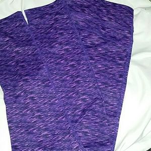 Xersion Purple /Pink Leggings, Size Large